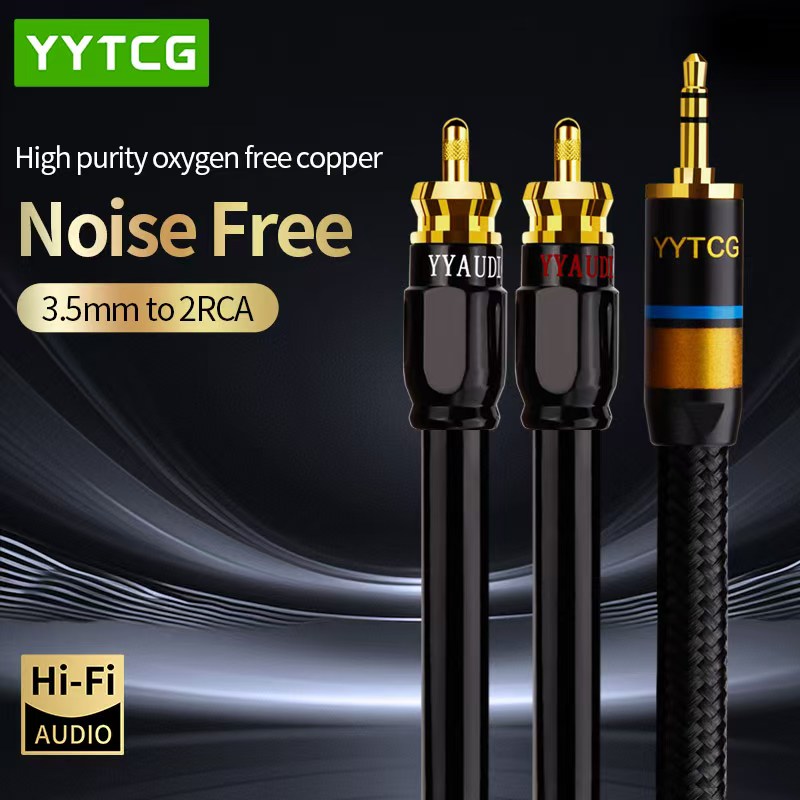 Home Cinema Choice - YYTCG RCA Cable HiFi Stereo 3.5mm