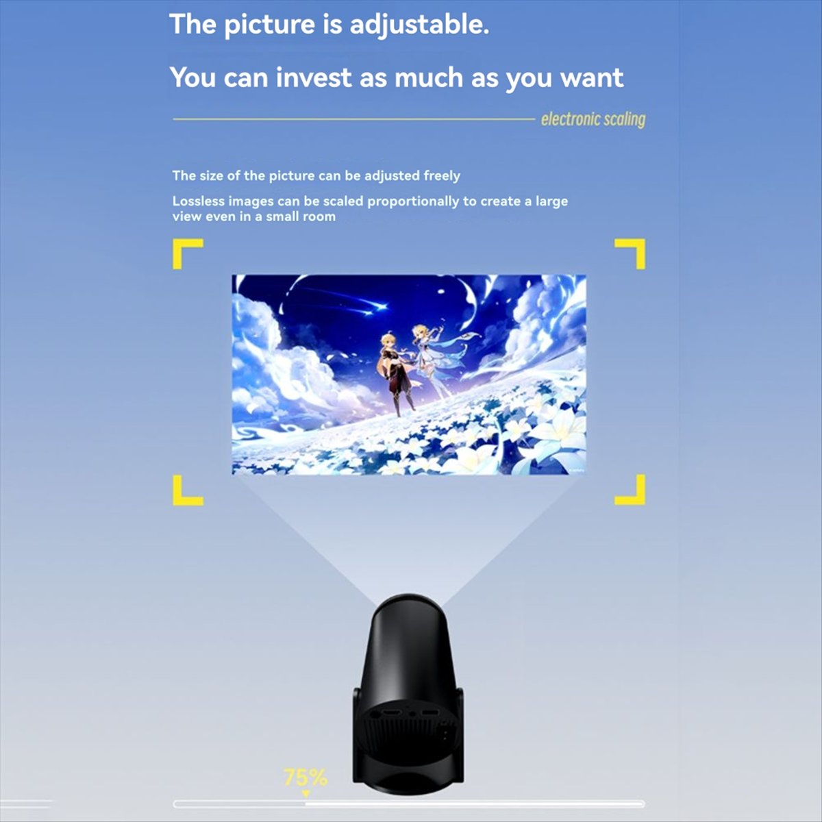 1080P Projector for Android12  - Home Cinema Quad ulasan dan harga