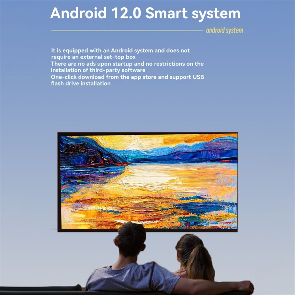 NEW 1080P Projector for Androi - Home Cinema Quad ulasan dan harga