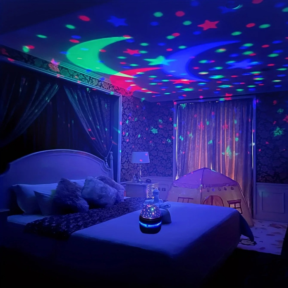 Portable LED Starry Night Ligh - Home Cinema Night ulasan dan harga