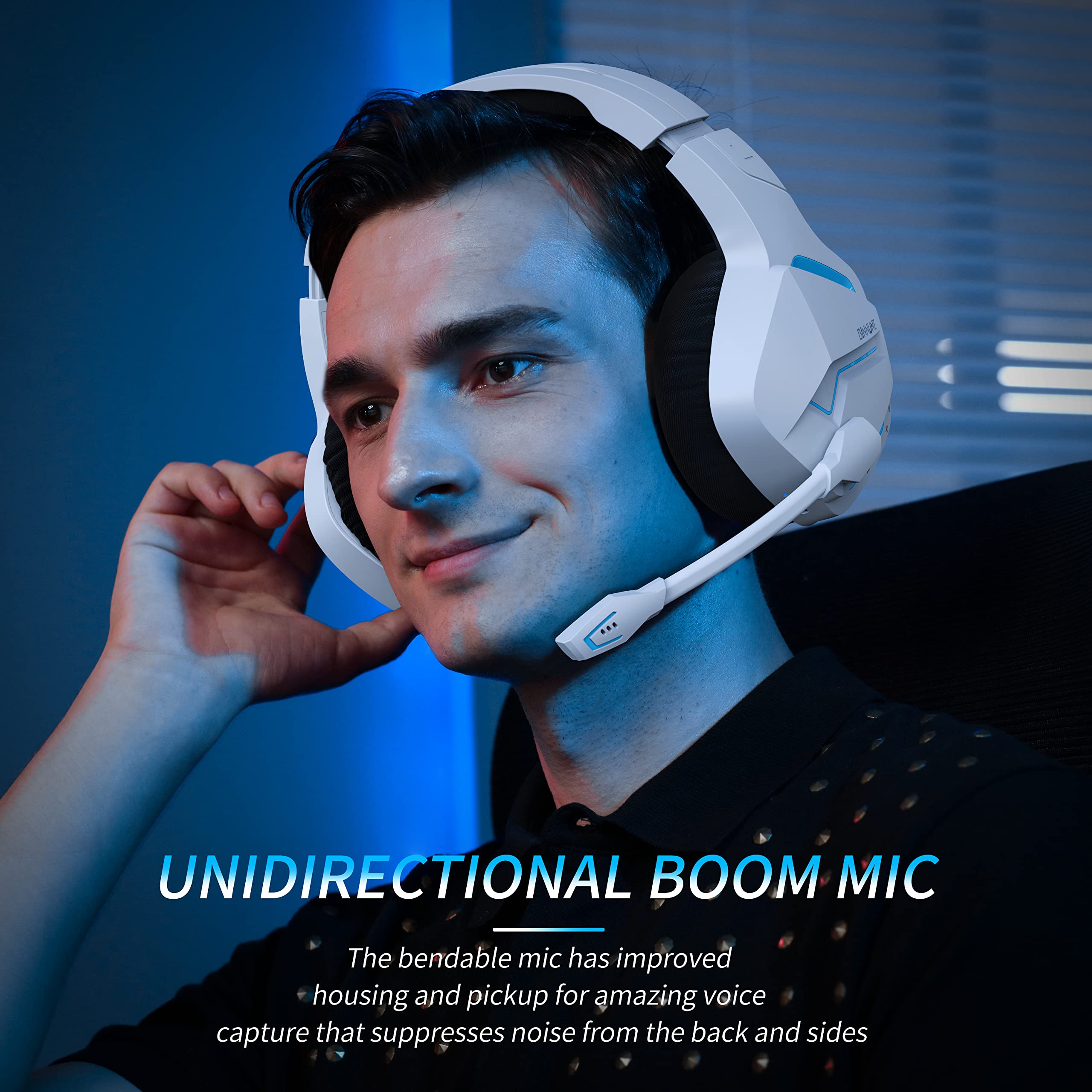 BINNUNE BW01 Gaming Headset wi - Home Cinema Headphones ulasan dan harga