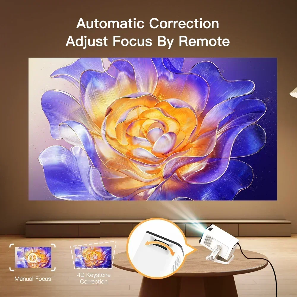 Mini Projector Wifi6 and BT5.4 - Video Home Cinema ulasan dan harga