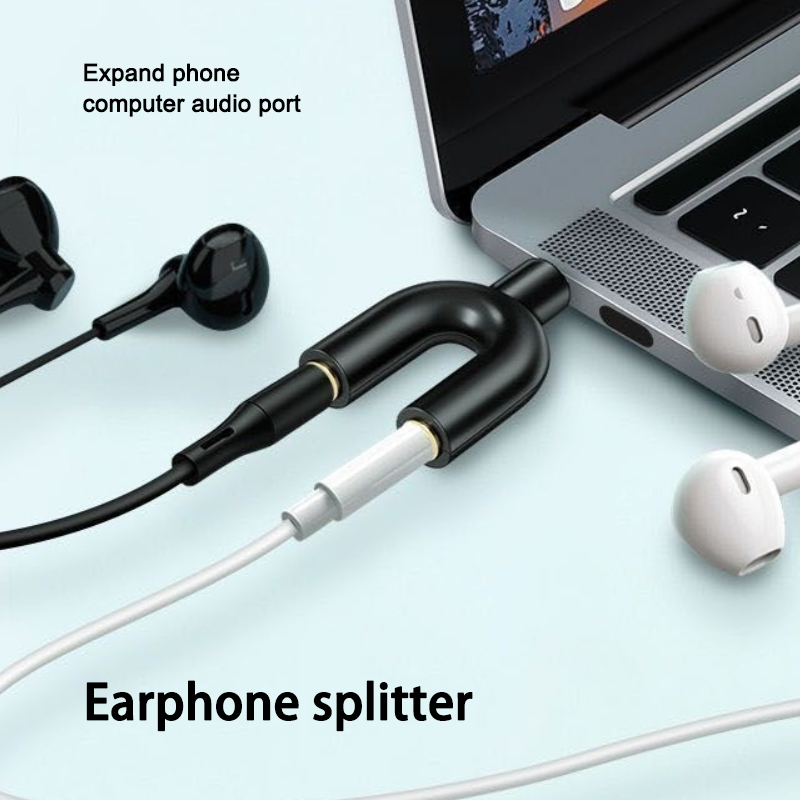 3.5mm headphone splitter micro - Home Cinema Headphones ulasan dan harga