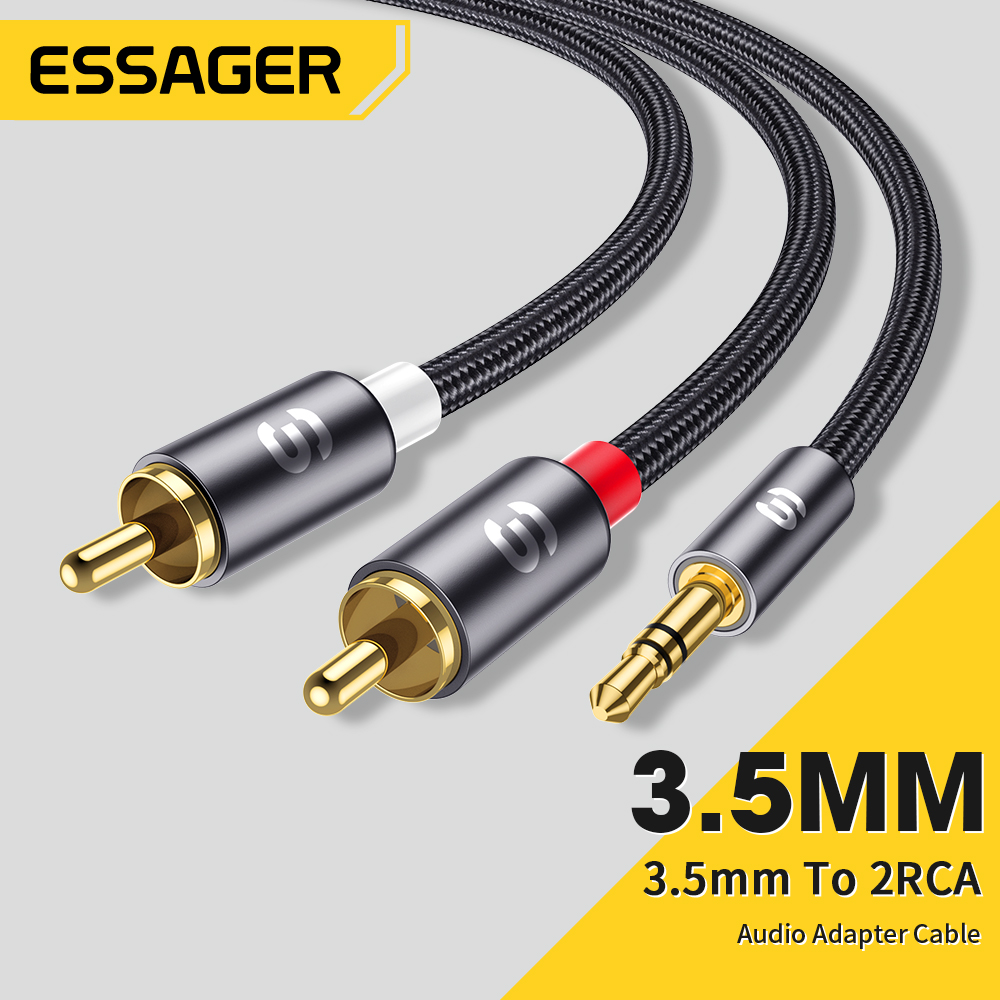 Essager RCA Audio Cable Stereo - Home Cinema Choice ulasan dan harga