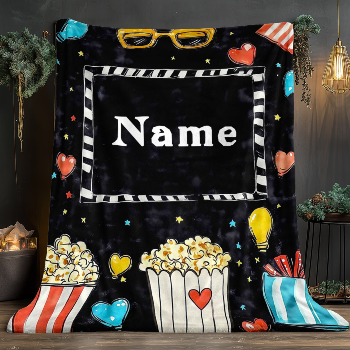 Personalized Movie Night Blank - Home Cinema Night ulasan dan harga