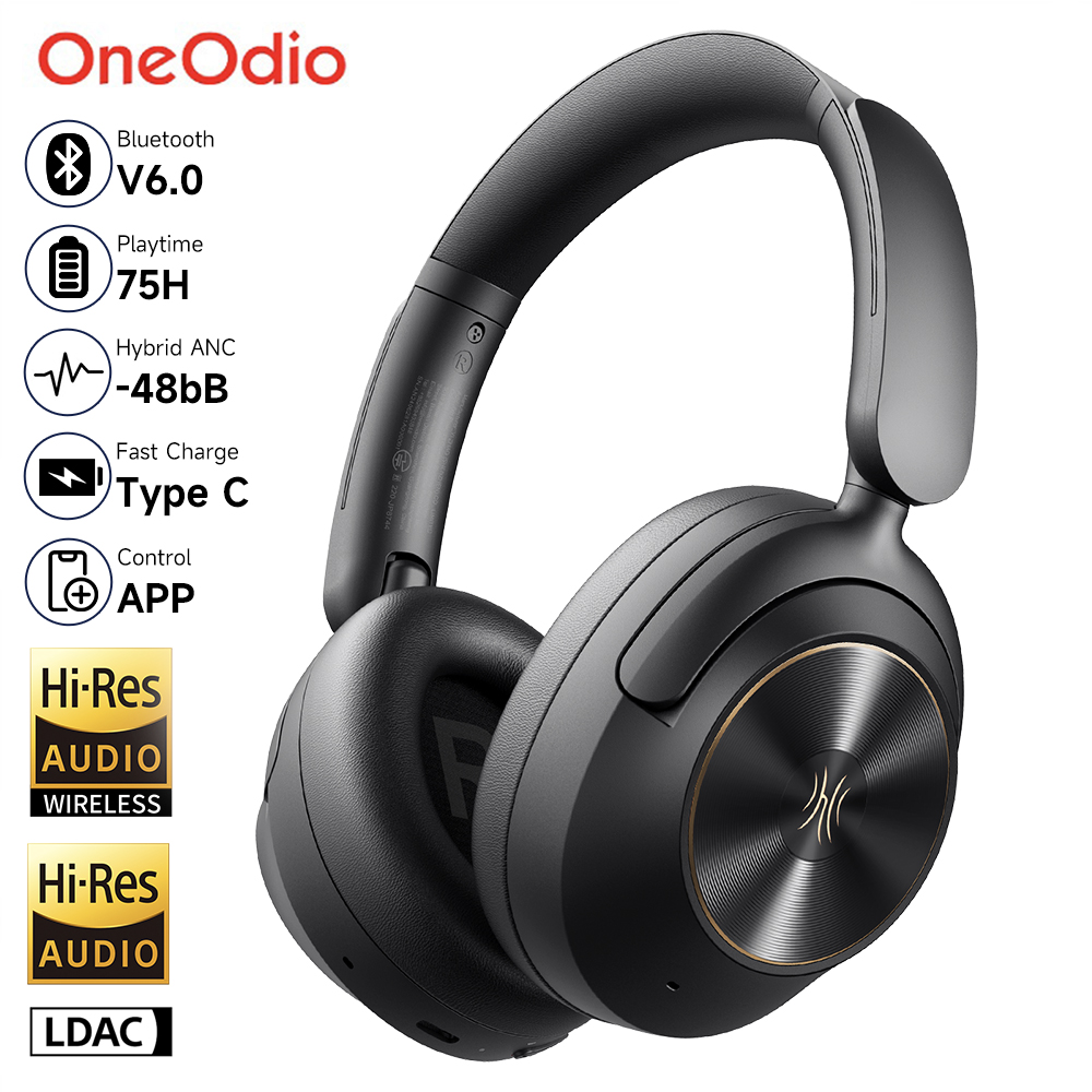 Oneodio A6 ANC Wireless Blueto - Home Cinema Headphones ulasan dan harga