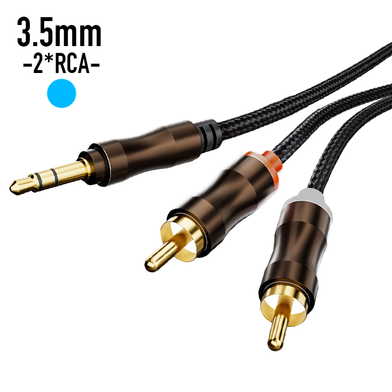 RCA To 3.5 mm Jack Aux Audio C - Home Cinema Installation ulasan dan harga