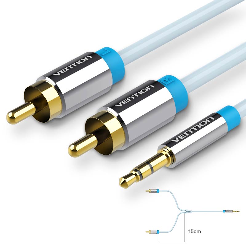 Vention RCA Cable 3.5 to 2rca  - Home Cinema Sound System ulasan dan harga